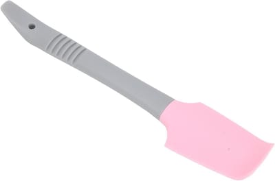 Wax Spatel - Hittebestendig Hulpmiddel - Harsen en Mengen - Gebogen Flexibele Kop - 1 Stuk - Roze