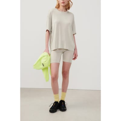 American Vintage Fuobow T-shirt Silver Maat: XS/S | Tops Outlet | Dames | Grijs