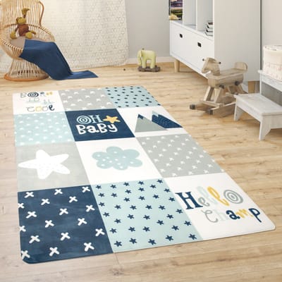 Paco Home Kindervloerkleed Kinderkamer Speelkleed Babykleed Dieren Regenboog Hart 120x160 cm