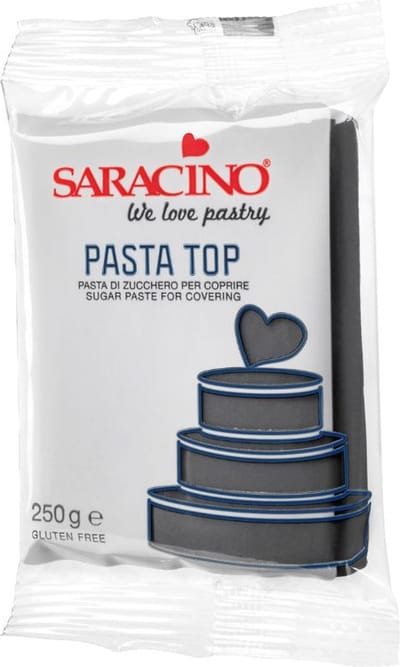 Saracino Top Fondant Zwart 250g