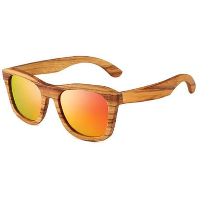 Retro Vierkante Houten Zonnebril UV400 Vintage Mode voor Dames Heren Luxe Merk Zonnebrillen Buiten Bescherming Rijden brown