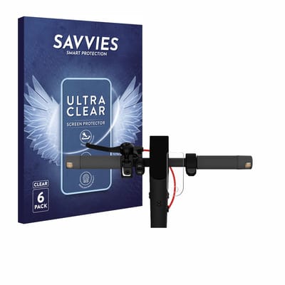Savvies - Screenprotector voor Xiaomi Mi 4 Lite E-Scooter (2. Gen.) - Folie Beschermfolie transparant 6 Stuks