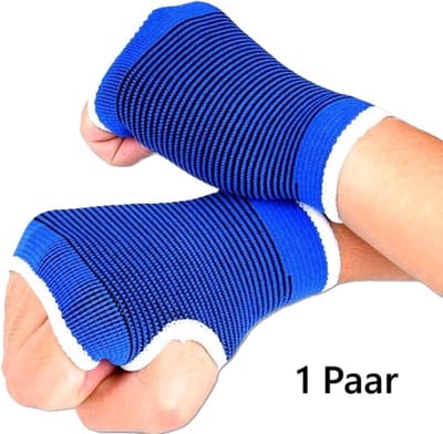 2x Comfort Pols Sleeves – Zachte Polsbanden – Ademend & Elastisch – Lichtgewicht Pasvorm – Voor Dagelijks Gebruik – Blauw