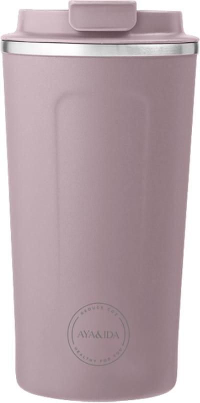 AYA&IDA - CUP2GO - thermosbeker - koffiebeker - coffee to go - reisbeker - meenemen - 500ml - LAVENDER