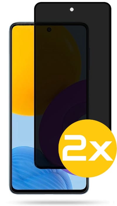 Privacy Screenprotector Geschikt Voor Samsung A52 - Volledige Beschermglas - 2 Stuks