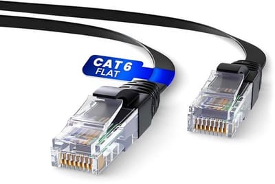 Maison Elara Platte Cat6 Ethernet Kabel 10 Meter - Hoge Snelheid, Betrouwbare Verbinding voor Thuis en Kantoor