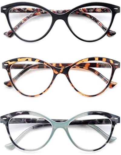 Set van 3 Cateye Leesbrillen voor Dames – Comfortabele en Hoogwaardige Leeshulpmiddelen