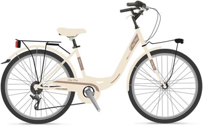 Meisjesfiets Enkele Buizen - Stadsfiets Kinderfiets - Dagelijks Gebruik - Stalen Frame - 24 Inch Wiel - Roze