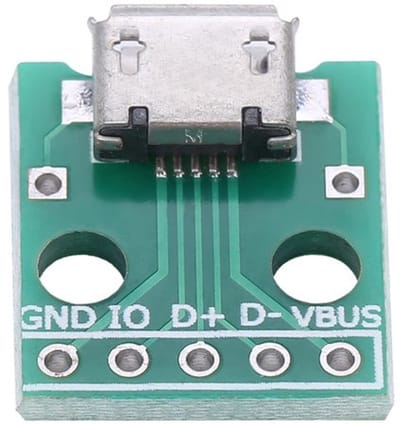 Allecto - Usb Naar Adapter - 10 Stuks - en Betrouwbaar - 5 Pin