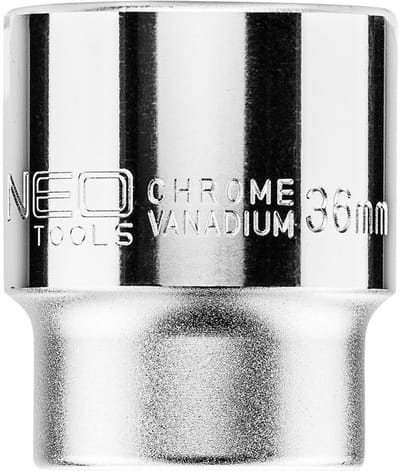 NEO - Dopsleuteldop - 36 mm - 3/4 inch - CrV Staal