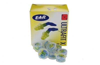 3M E.A.R Ultrafit UF-01-014 oordoppen met koord in doosje , 33dB Rated, 50 Paar