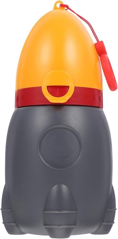Draagbare Urinefles voor Kinderen - Handige Reisurinaal voor Camping en Auto, Ideaal voor Peuters en Kinderen, Oranje