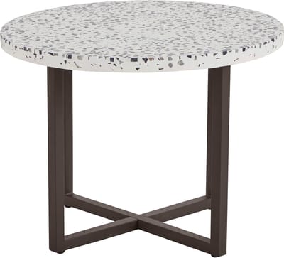 Steph|Eindtafel 60 cm met Terazzo Look