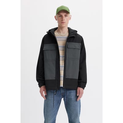 Levi's Tamalpais Hooded Jacket Size: XS | Light Jackets Outlet | Heren | Zwart