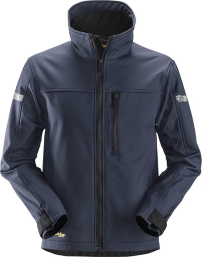 Snickers Softshell Jack - AllroundWork 1200 - blauw - Maat M