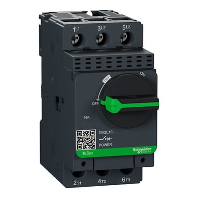 Schneider TeSys Gv2l16 14A Motor Circuit Breaker - Gv2l16