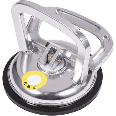 Aluminiumlegering Enkele Plaat Zuignap Vacuüm Glasheffer Verplaatser Deukreparatie Trekker Pad gray