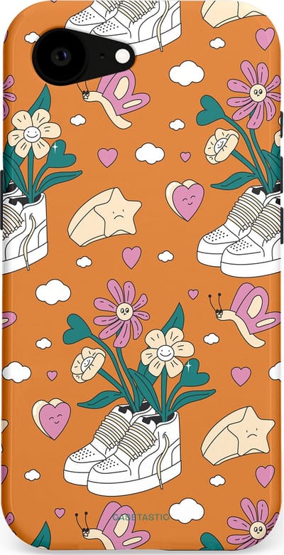Casetastic Hoesje Geschikt voor Apple iPhone 16e Magsafe - Stijlvolle Beschermende Duo-layer Case - Hartentuin