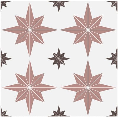 Dailygoods- Vloerstickers 30 x 30 cm - Zelfklevend - Waterdicht - Vervangbare - Matte Film - Portugese Tegelpatroon - Vloertegels