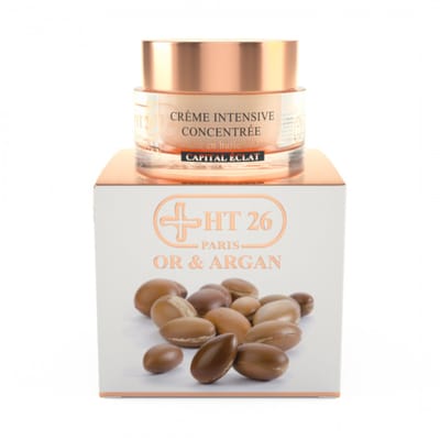 HT26 – 50 ml Intensive Concentrée Argan Crème – Anti-Pigment Nachtcrème voor Donkere en Gemengde Huid – Verheldert Donkere Vlekken – Herstelt en Verzorgt – Voor Een Egalere, Stralende Teint