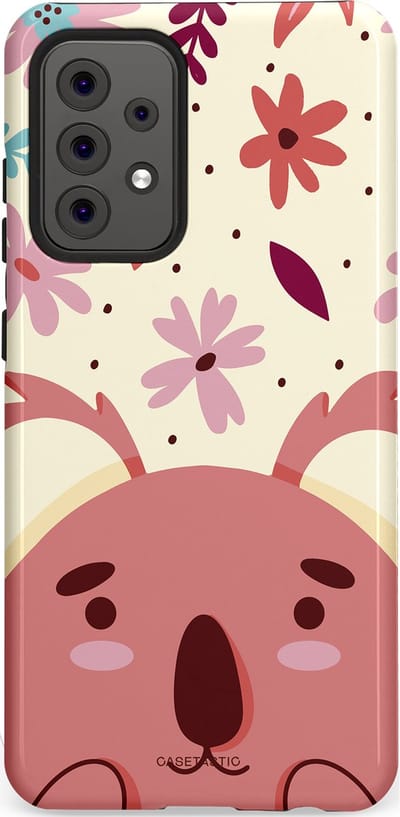 Casetastic Hoesje Geschikt voor Samsung A52 (4G/5G/s) - Stijlvolle Beschermende Duo-layer Case - Koala knuffel