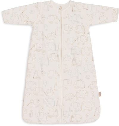 Jollein Slaapzak Baby Met Afristbare Mouw 90cm - Elephant Tales