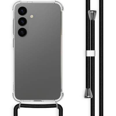 imoshion Hoesje - Geschikt voor Samsung Galaxy S24 - Backcover met koord - Zwart