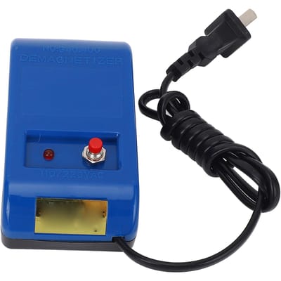 Horloge Demagnetiseerder Draagbaar Handig Gebruik Professioneel Horloge Reparatie Demagnetiseer Gereedschap Polshorloge US Plug black