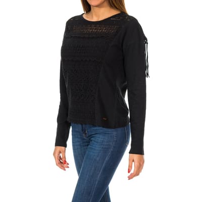 Damestrui met lange mouwen G60002ON Colorado Fringe Lace Tee