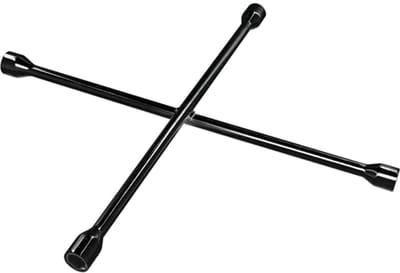 4-Way Cross Lug Wrench - 20 Inch - SAE and Metric Sizes