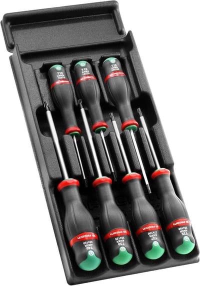 7-delige Schroevendraaierset met Wisselbits voor Diverse Klussen