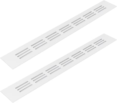 Aluminium Ventilatieroosters 40x300mm Pack van 2 - Voor HVAC, Verwarming, Koeling en Ventilatie