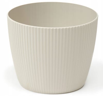 Lamela Magnolia Jumper - Kunststof Bloempot - 14 cm - Katoen Kleur - Krasbestendig