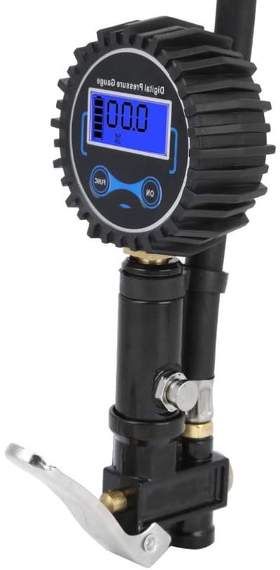 Digitale Bandenpomp - Luchtdrukmeter - Banden Controleren - Automatisch Meten - 3-200 PSI - Zwart