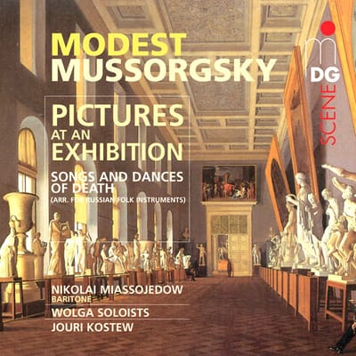 Nikolai Miassojedov, Wolga Vituosi, Jouri Kostew - Mussorgsky: Pictures At An Exhibition | Songs And Dances Of Death (Arr. For Russian Folk Instruments) (CD)