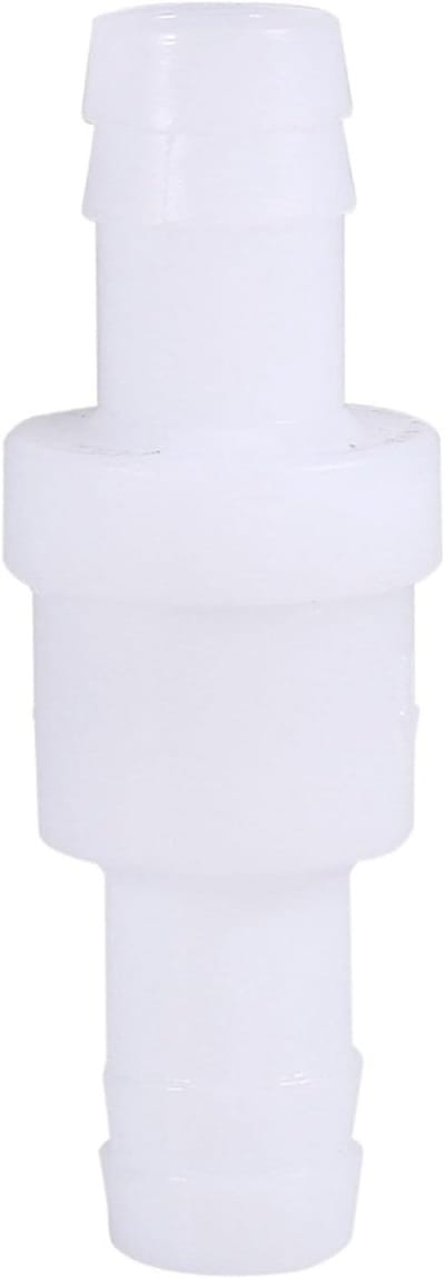 Inline terugslagklep 12 mm (1/2'') - Eenvoudige kunststof klep voor brandstof, gas en vloeistoffen - Efficiënte eenrichtingsklep voor diverse toepassingen