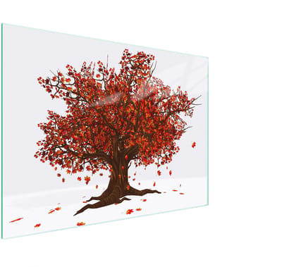 TMK ArtDeko - Glazen Snijplank - 30x22 cm - Beschermplaat - Hittebestendig