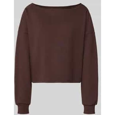 relaxed fit sweatshirt met viscose