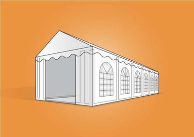 Ambisphere - Feesttent - Partytent - Opslagtent - 5x12m