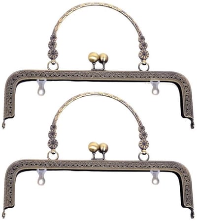 Store_8 - Geldbeugels - Retro Muntbeurs - Elegante Sluiting - Brons