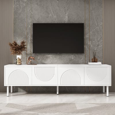VVBV TV-meubel met Kabelbeheer, Voor Woonkamer - Voor Slaapkamer/Gastenkamer, Voor Hal/Entree, Opbergruimte