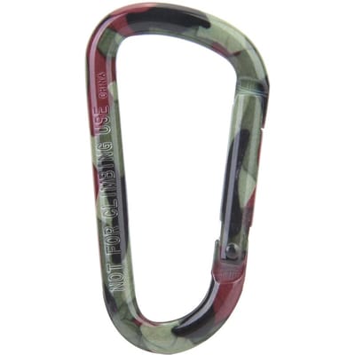 6*3.1cm D-Type Ophanghaak Aluminiumlegering Karabijnhaak Sleutelhanger Bergbeklimming Gesp( #4) gray