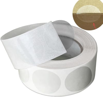 1000 Ronde Transparante Stickers Ø3,8 cm - Doorzichtige Sluitzegels voor Pakketten en Enveloppen