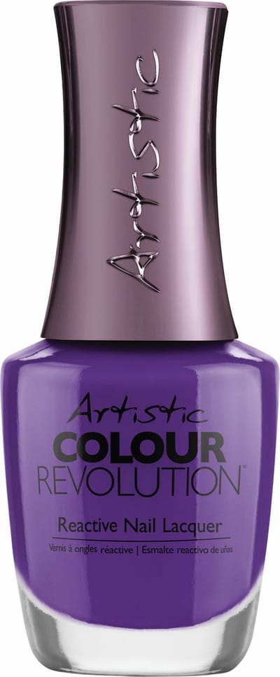 Artistic Nail Design Colour Revolution ' Pin-Up Purple ' ( Paars-Blauw Parelmoer )
