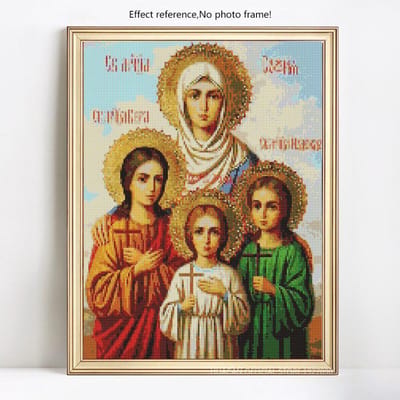 5D DIY Diamond Painting Volledige Ronde Religie Borduurwerk Verkoop Diamant Mozaïek Kruissteek Foto's 20X30