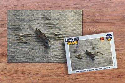 Puzzel Een groep roeiers aan het trainen - Legpuzzel - Puzzel 1000 stukjes volwassenen