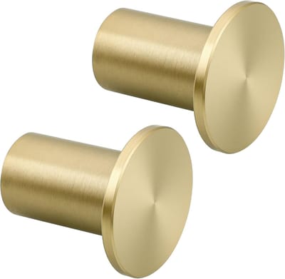 Famanu – Handdoekhaken set van 2 stuks van roestvrij staal voor badkamer en keuken, 45 x 45 x 45 mm, multifunctionele wandhaken