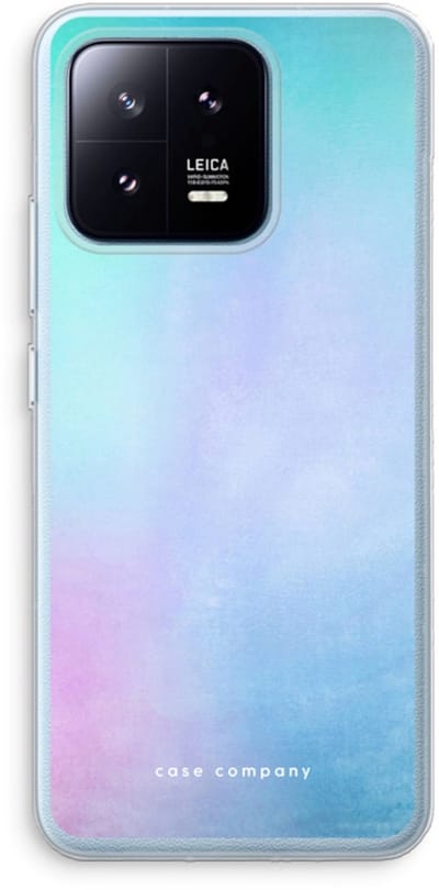 Case Company® - Hoesje geschikt voor Xiaomi 13 Pro hoesje - Mist pastel - Soft Cover Telefoonhoesje - Bescherming aan alle Kanten en Schermrand