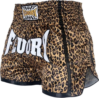 Fluory Muay Thai Shorts Kickboxing Leopard - XS