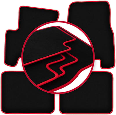 CARLUX-RED automatten voor: SsangYong Korando II (KJ) SUV (1998-2006)